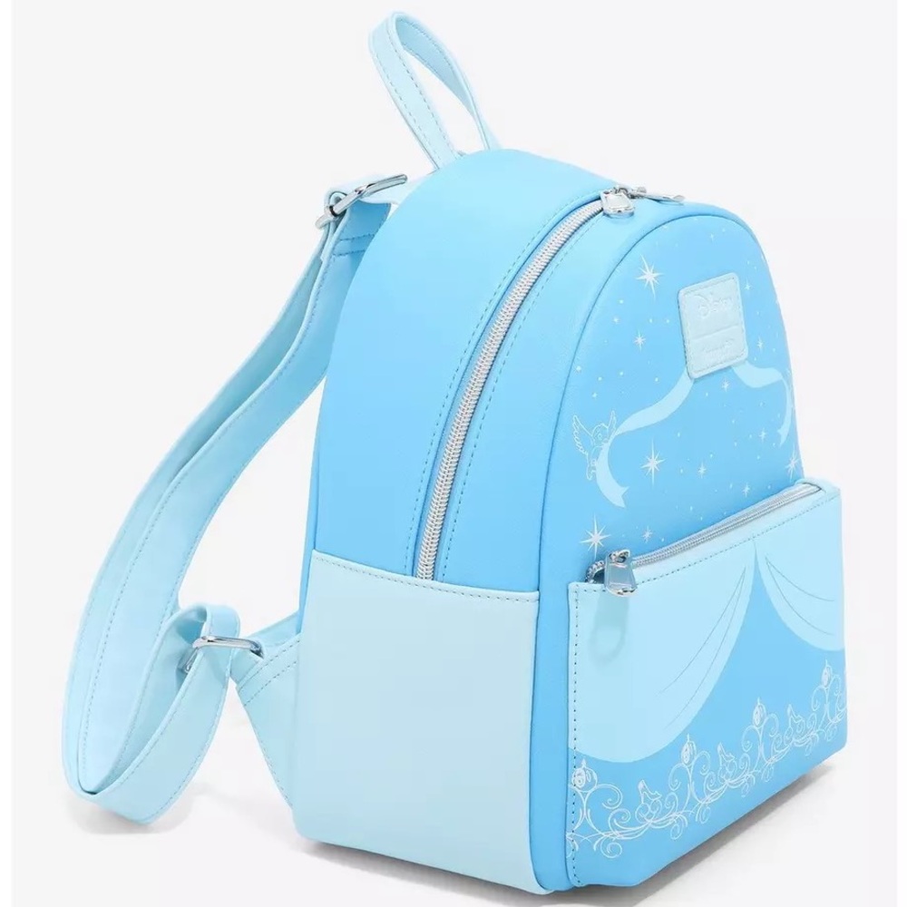 Loungefly Disney Cinderella Dress Filigree Mini Backpack - Picture 2 of 7
